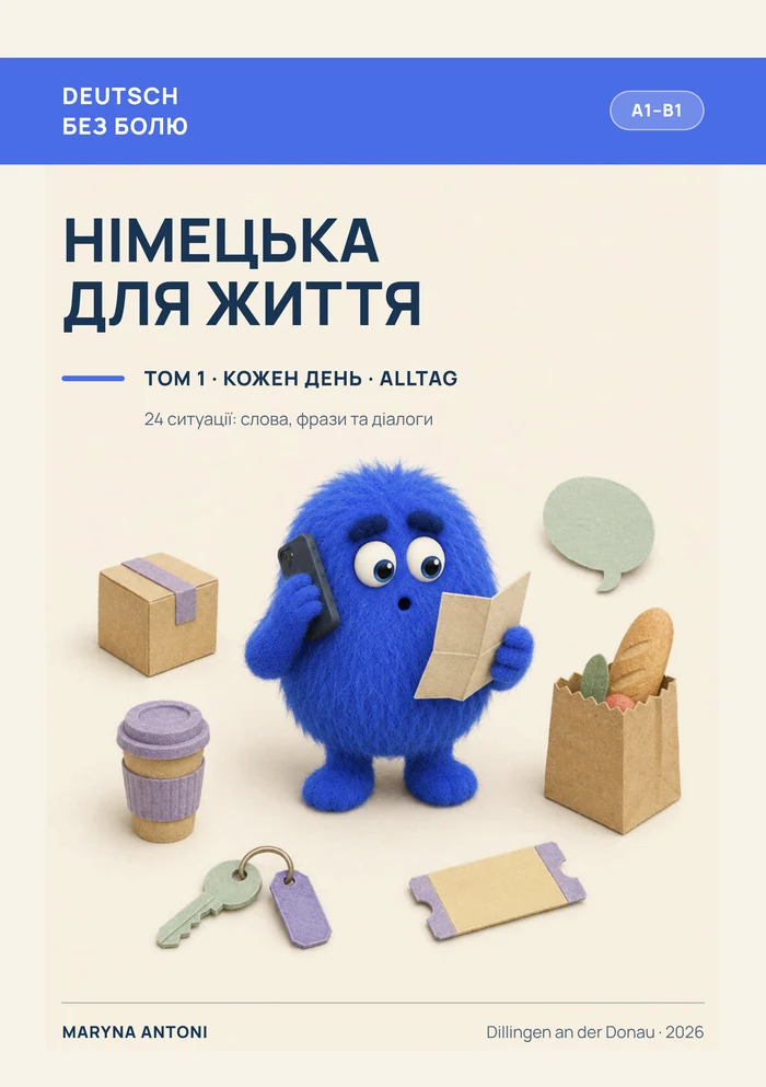Обкладинка книги «Німецька для життя»